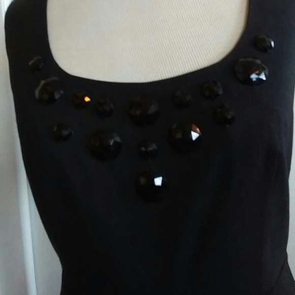 Black Dress with Crystal on front. - Picture 3 of 3